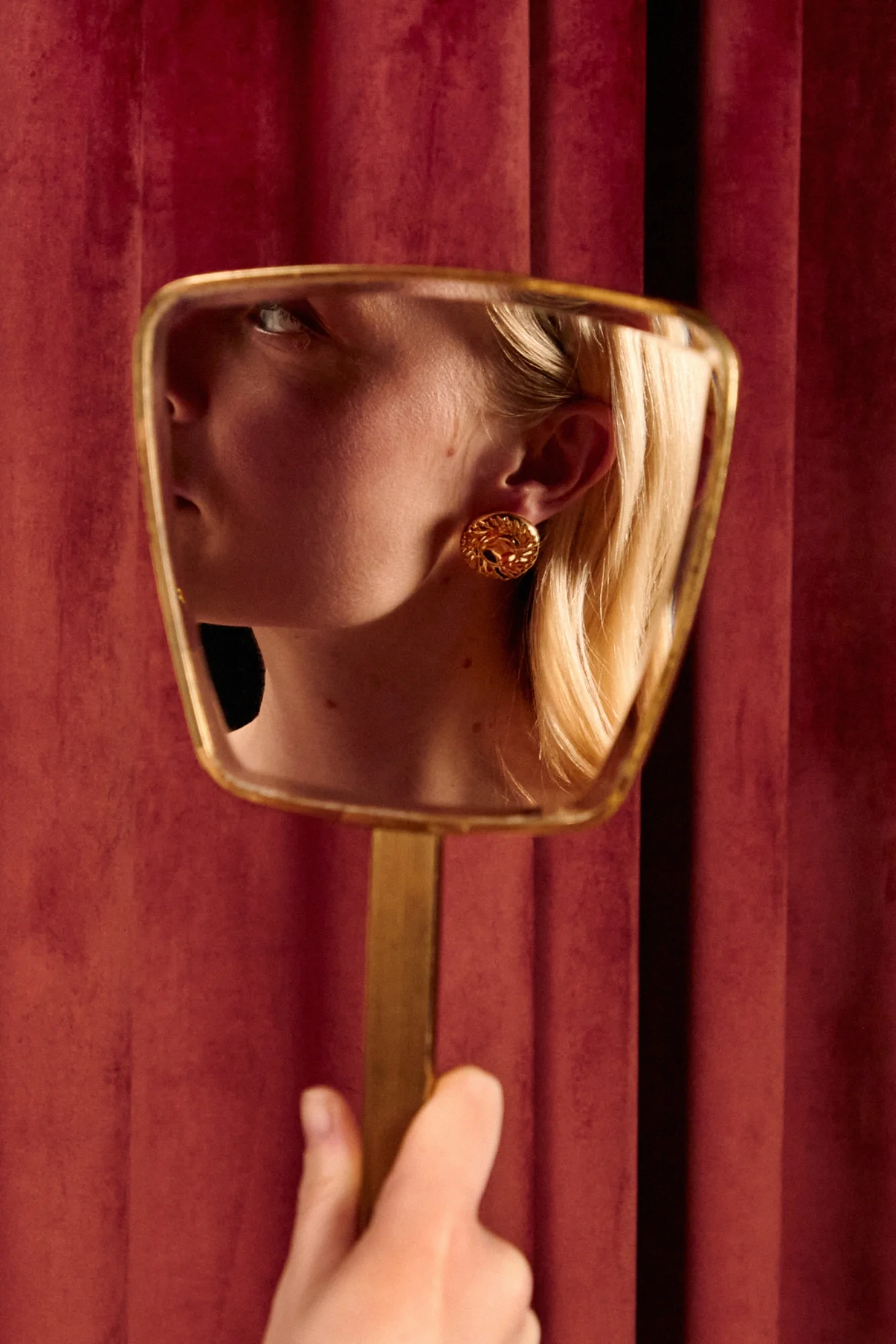 BOUCLES D'OREILLES JULIETTE LOUISE DAMAS X FAUVETTE PARIS - Image 8