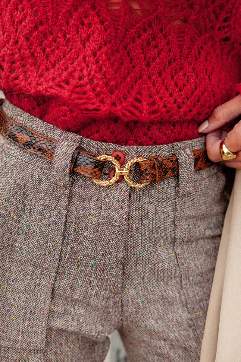 CEINTURE AIMÉE PYTHON - Image 5