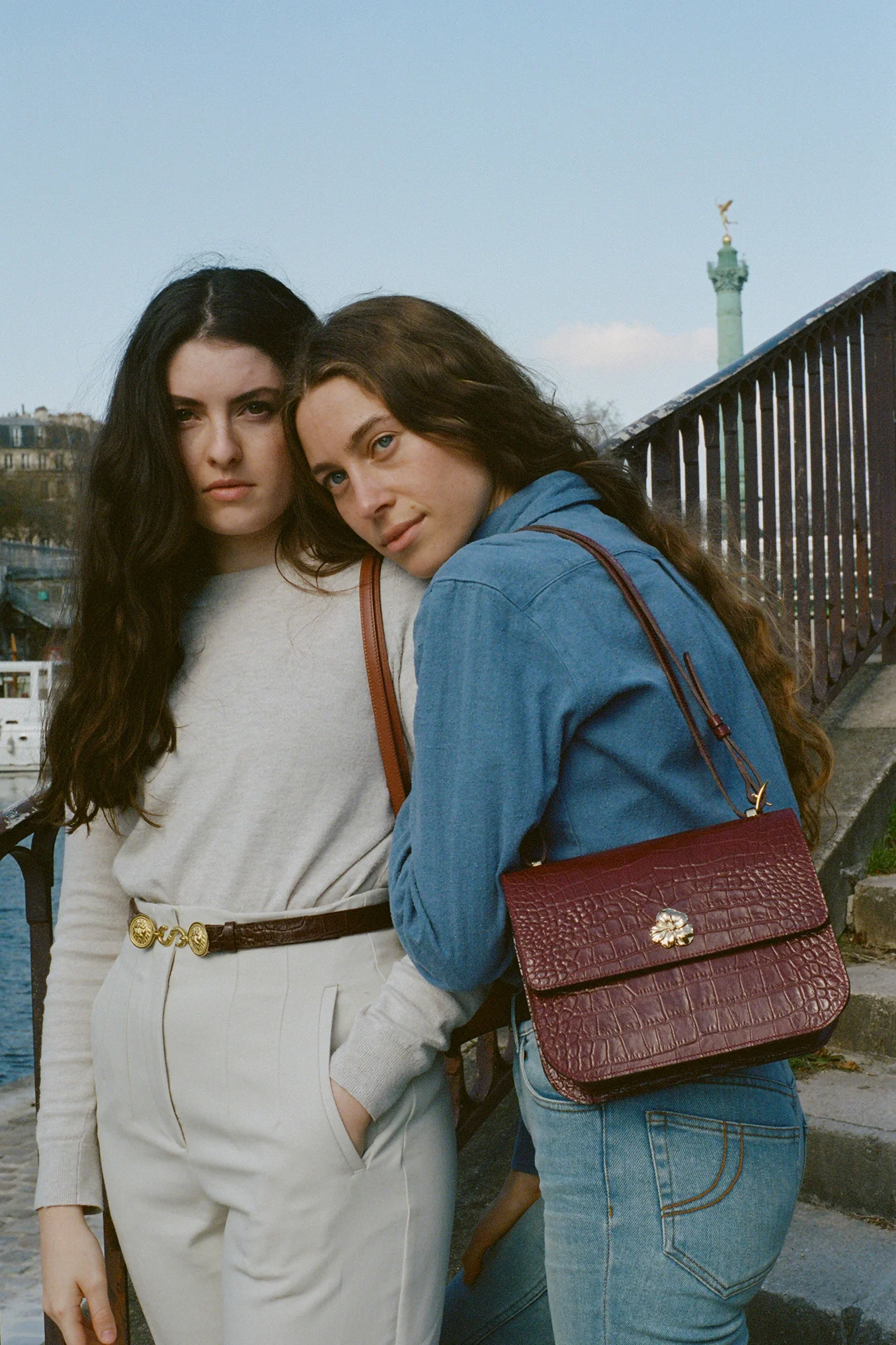 SAC ADÈLE CROCO BORDEAUX - Image 7