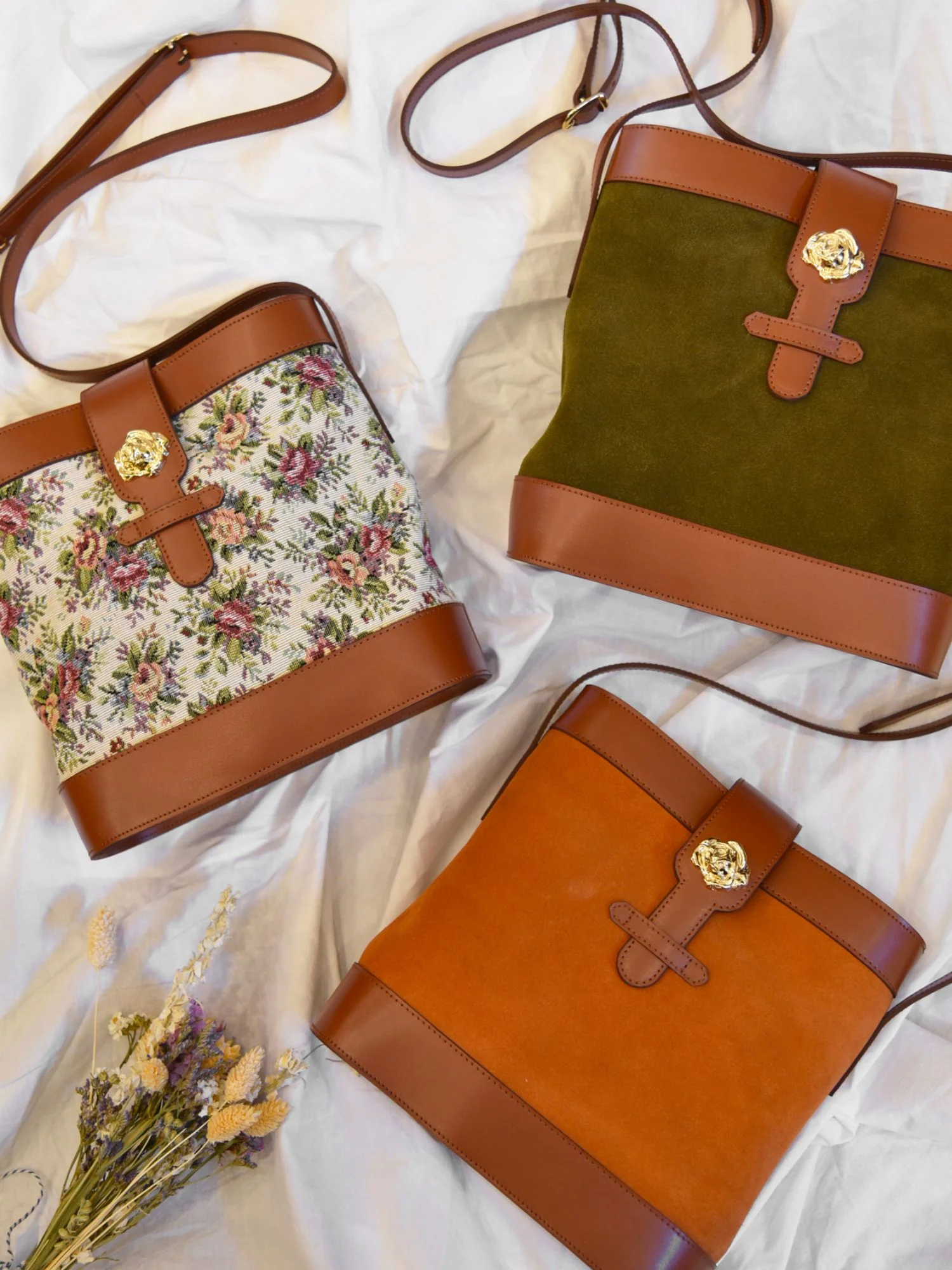 SAC ROSALIE VELOURS OLIVE - Image 12