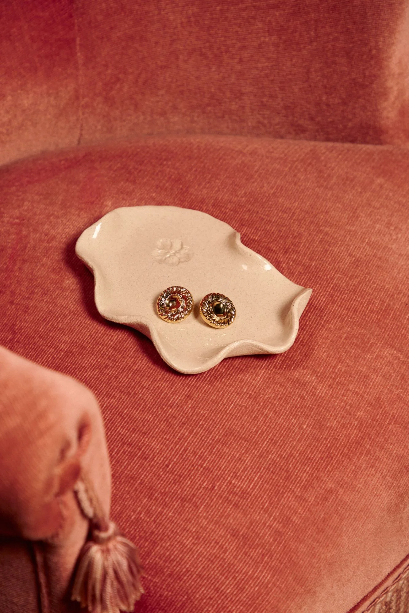 VIDE-POCHE FLEUR BLANC MAISON MIC MAC X FAUVETTE PARIS - Image 6
