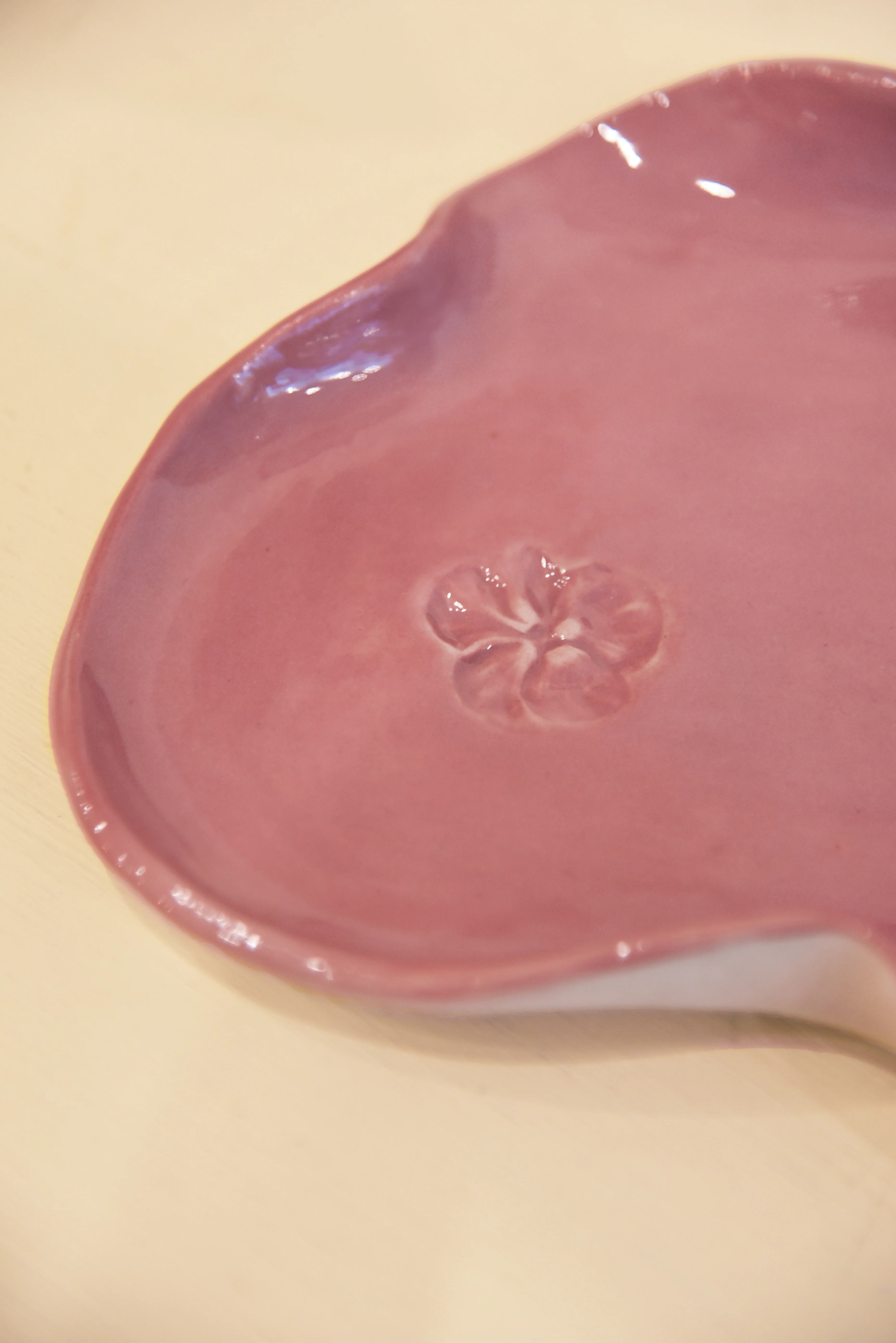 VIDE-POCHE FLEUR ROSE MAISON MIC MAC X FAUVETTE PARIS - Image 4
