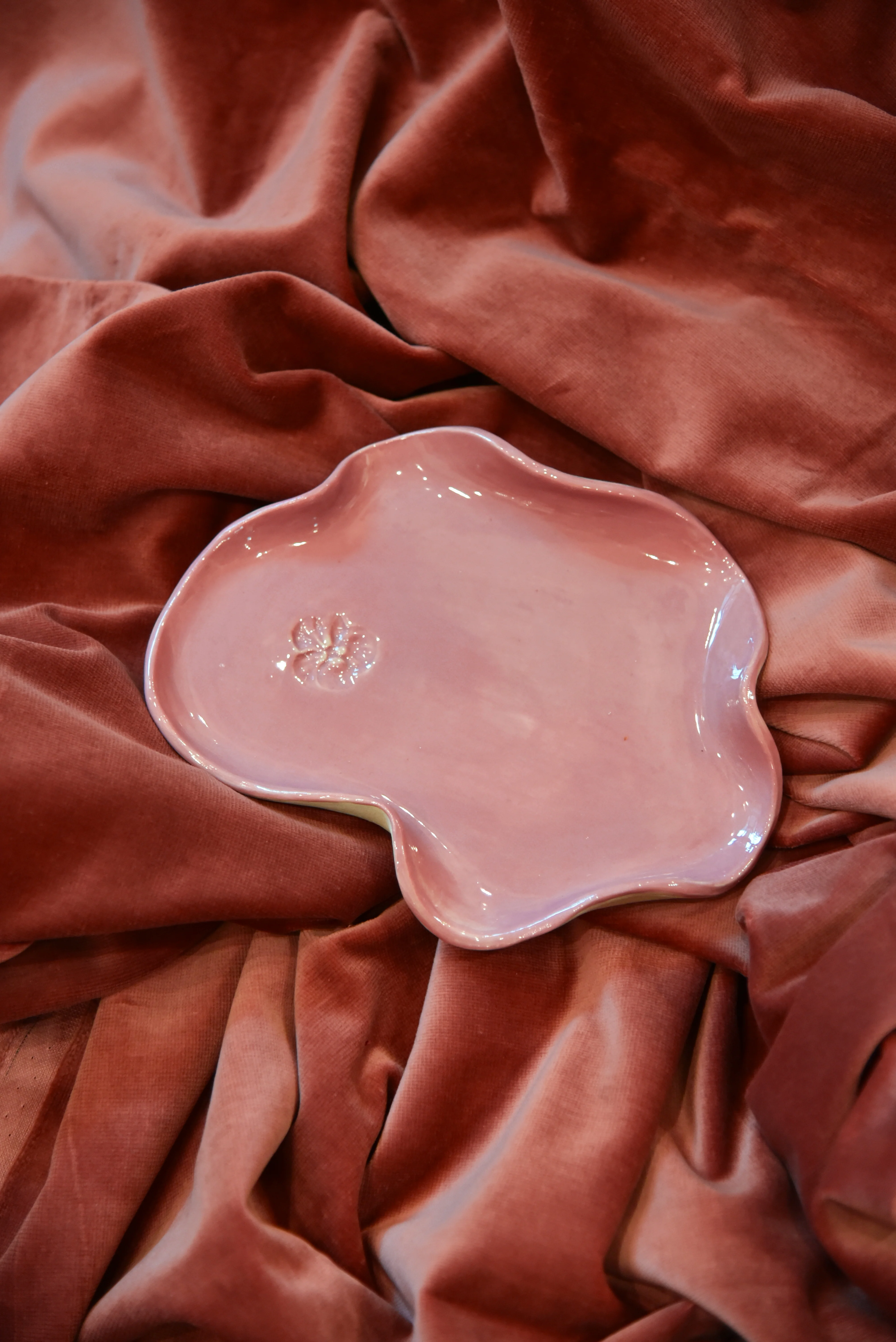 VIDE-POCHE FLEUR ROSE MAISON MIC MAC X FAUVETTE PARIS - Image 9